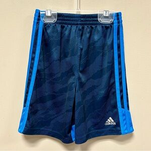 Adidas Sz 5 Boys Blue Basketball Shorts 🩳 GUC